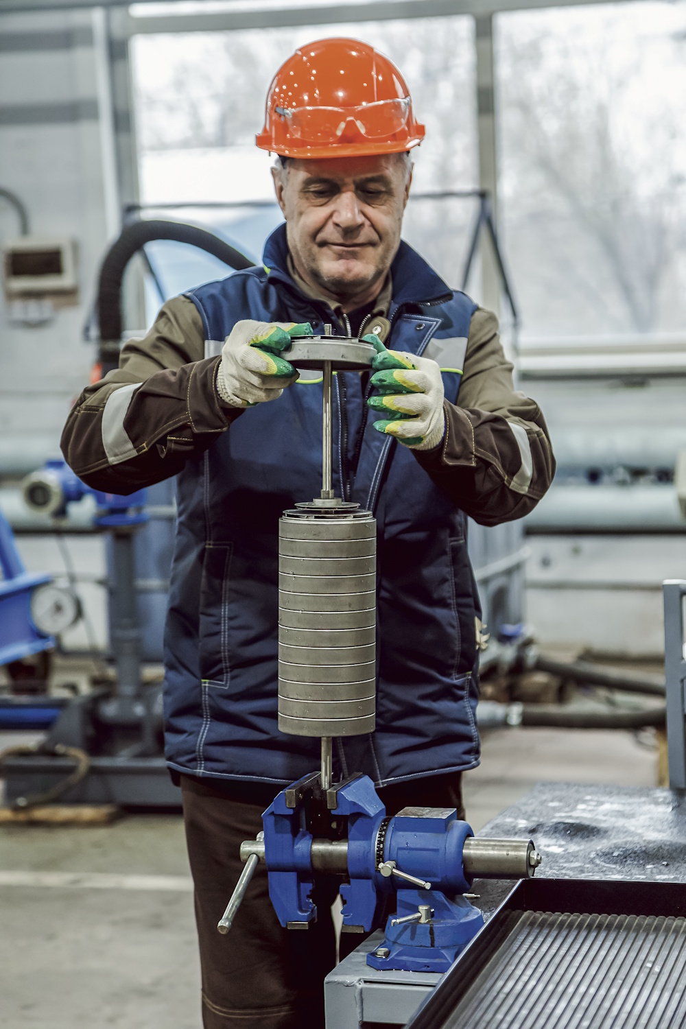 Сборка блока рабочих камер