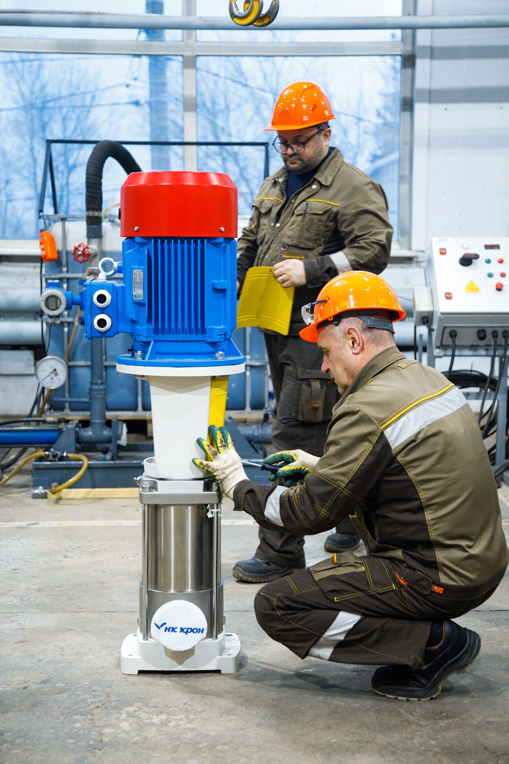 Финальная сборка насоса