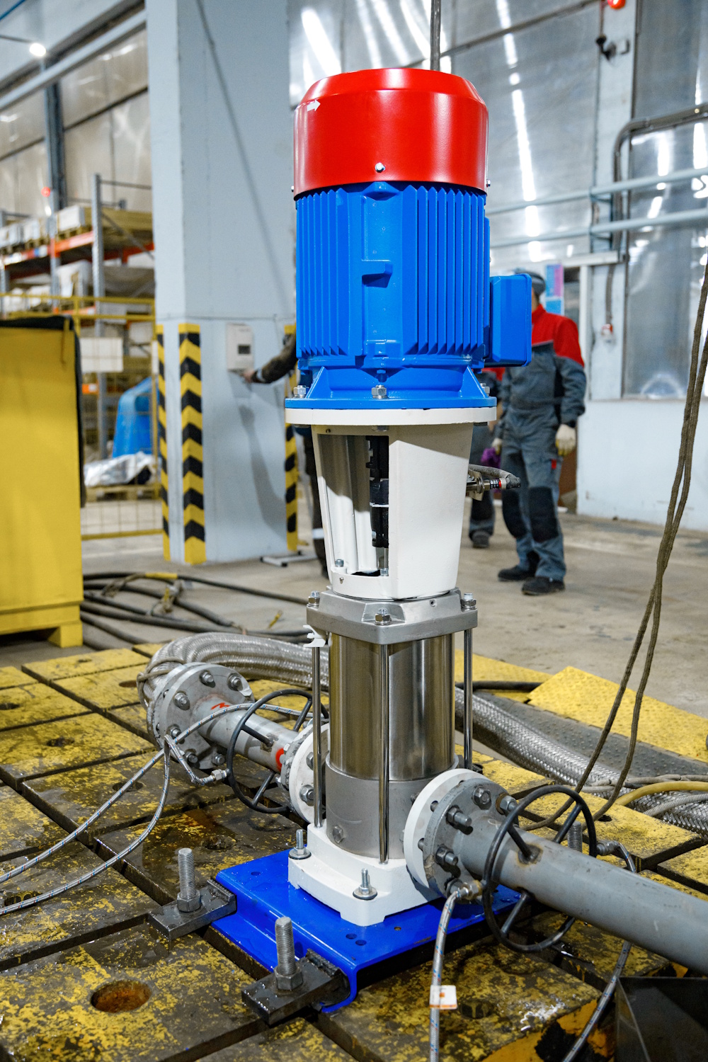 Гидравлические испытания насосного агрегата КВ