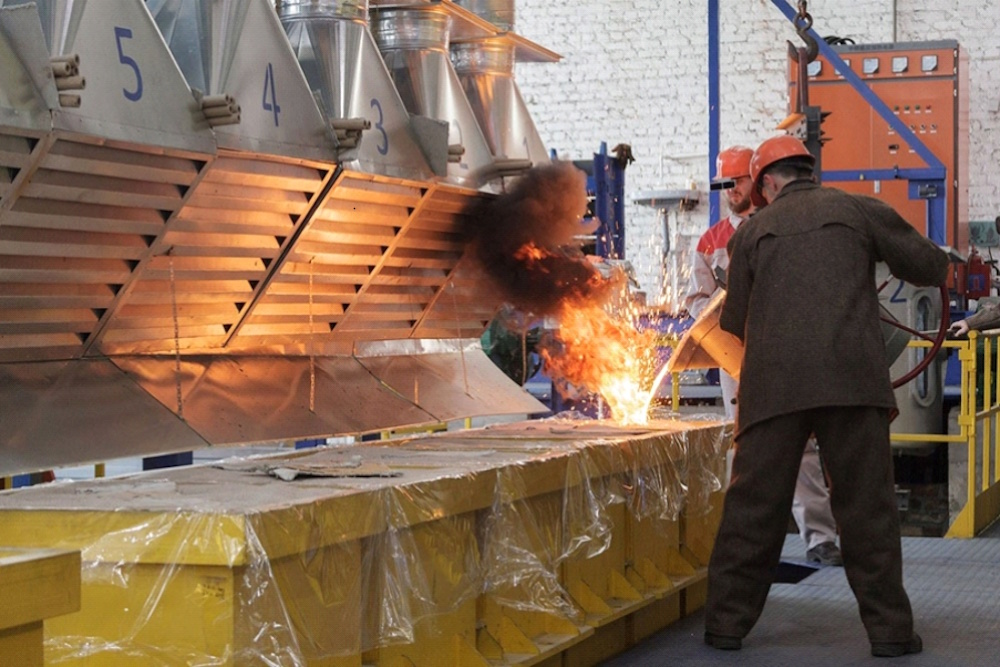 Литье проточных частей и фонарной части 