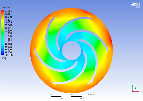 Создано концептуальное рабочее колесо в BladeGen для повышения эксплуатационных характеристик