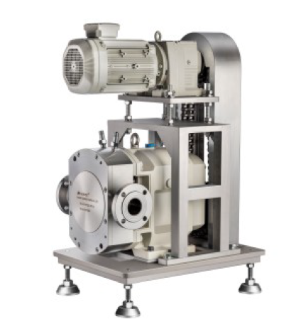 Роторно-лопастной насос с цепным приводом