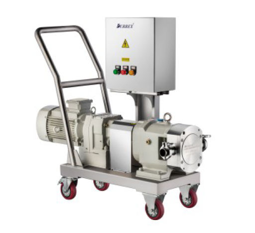 Мобильный роторно-лопастной насос