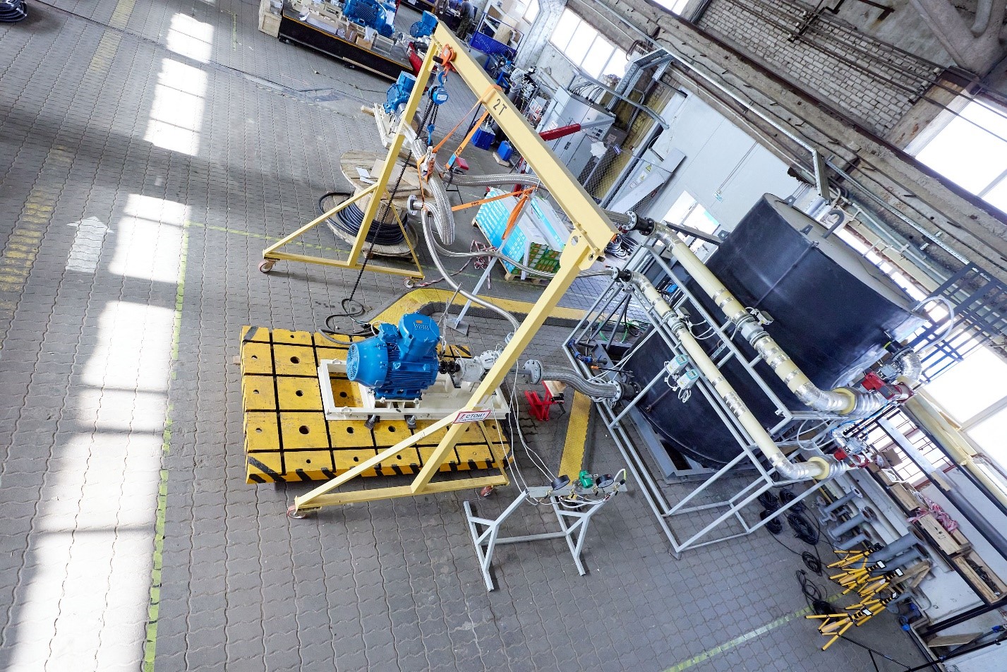 Рисунок 1 Стенд НК Крон для испытаний консольных насосов