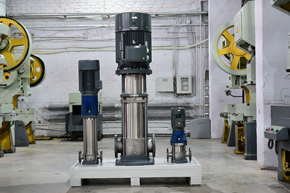 Запуск производственно линии насосов КВ