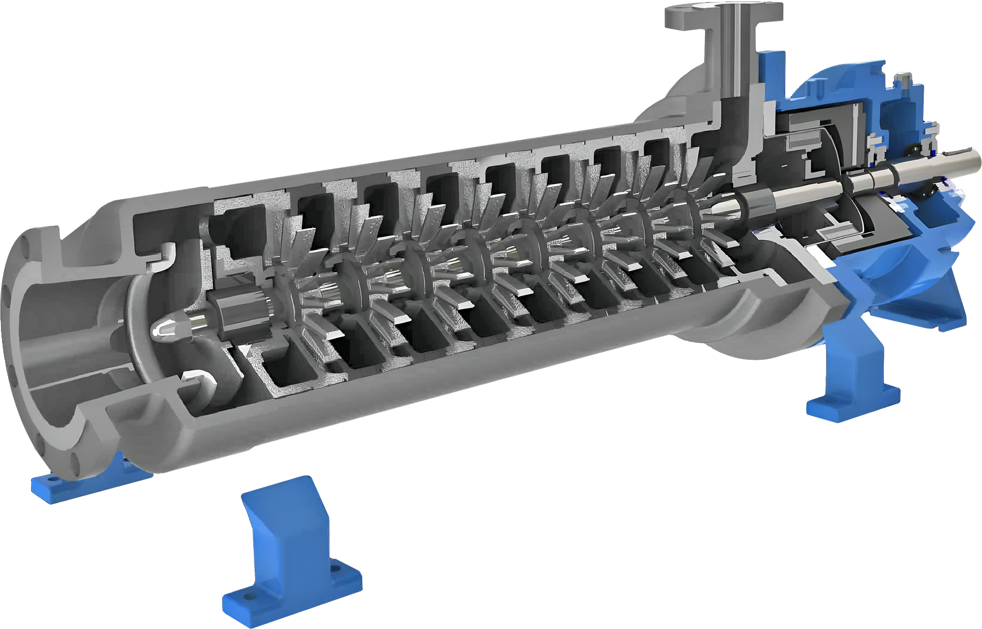 Разрез насоса МНХИЛ