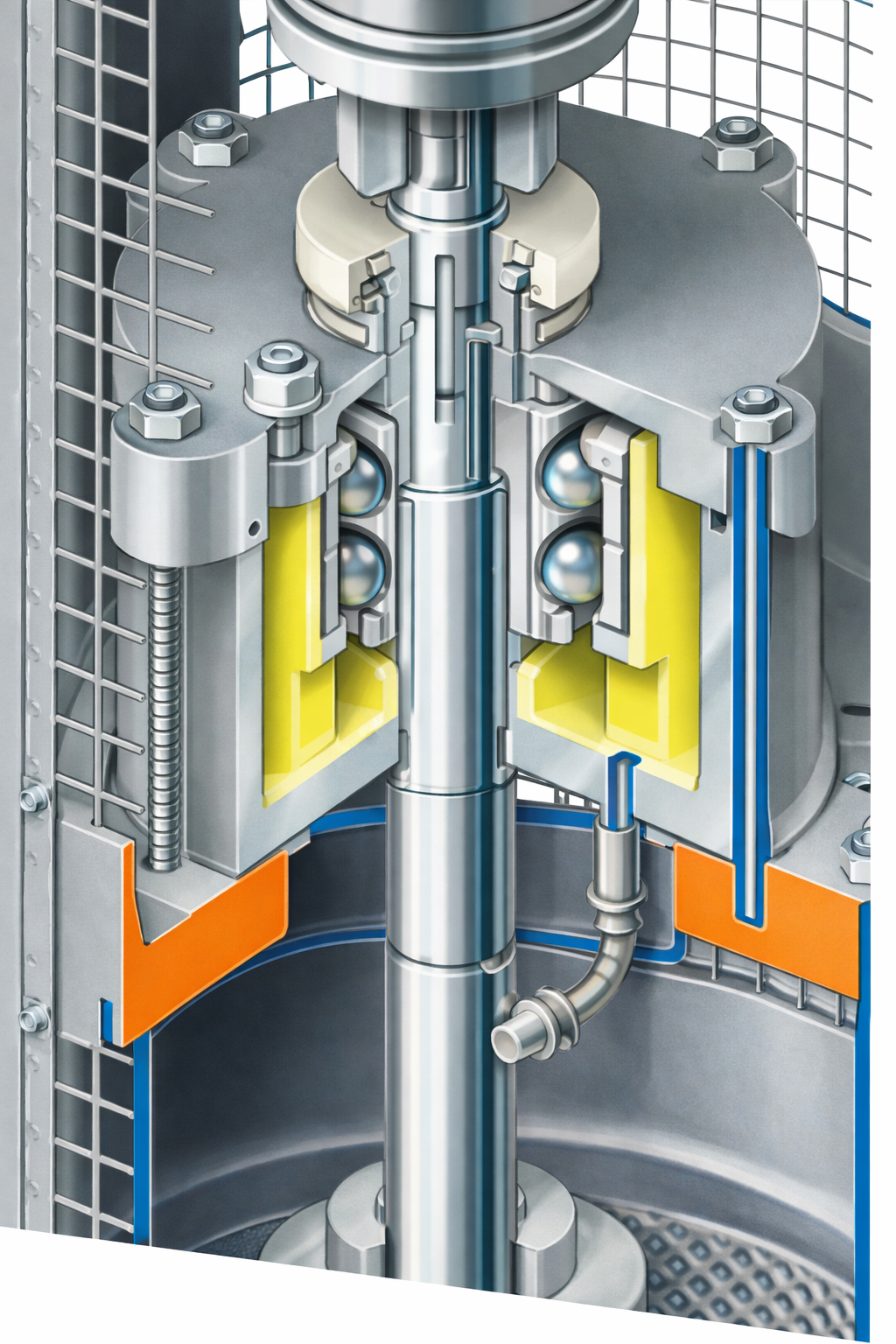 Узел упорного подшипника